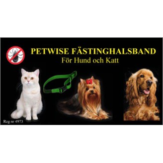 Petwise Fästinghalsband Katt/Hund 10-35cm (FRAKTFRITT)